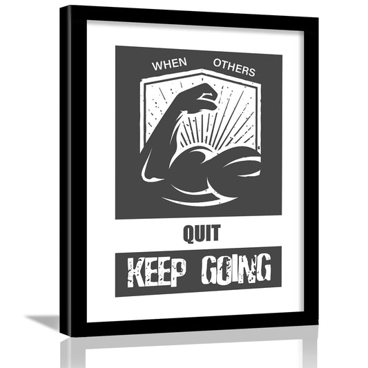 Gym Quotes Wall Poster for Wall Decor-Kotart