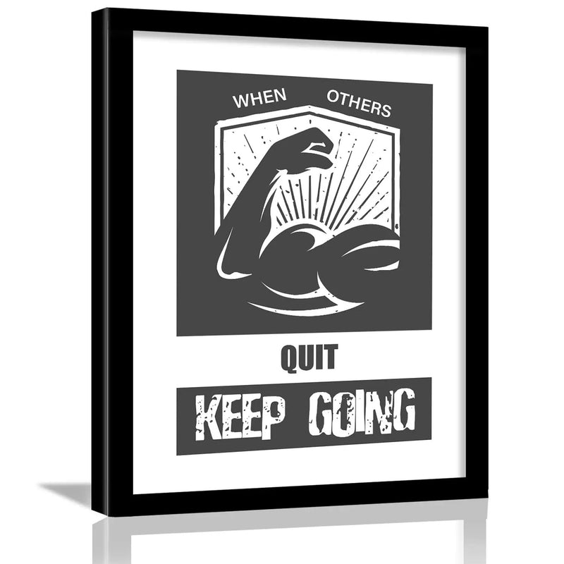 Gym Quotes Wall Poster for Wall Decor by Kotart store