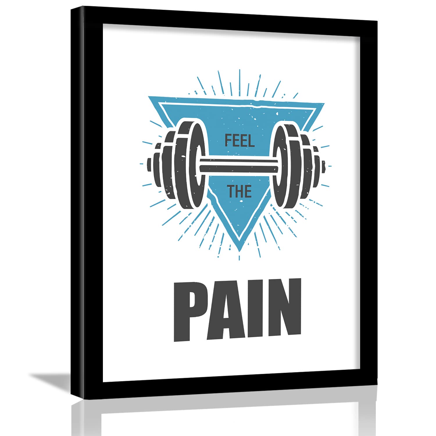 Gym Wall Poster with Frame for Wall Decor-Kotart