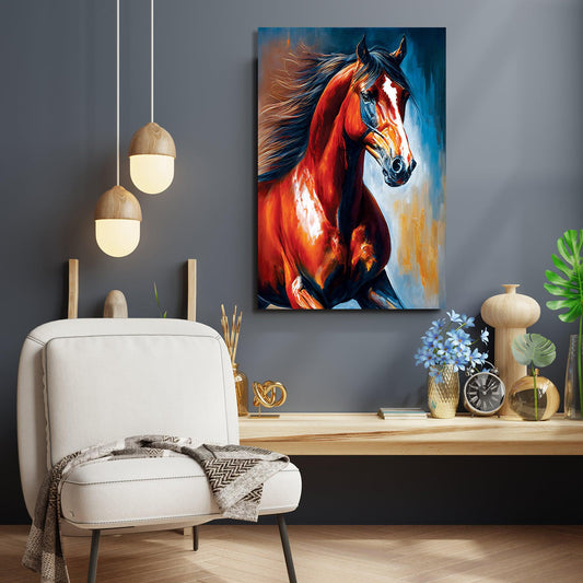 Horse Canvas Painting - Modern Canvas Art for Luxury Home Living Room Wall Decor-Kotart