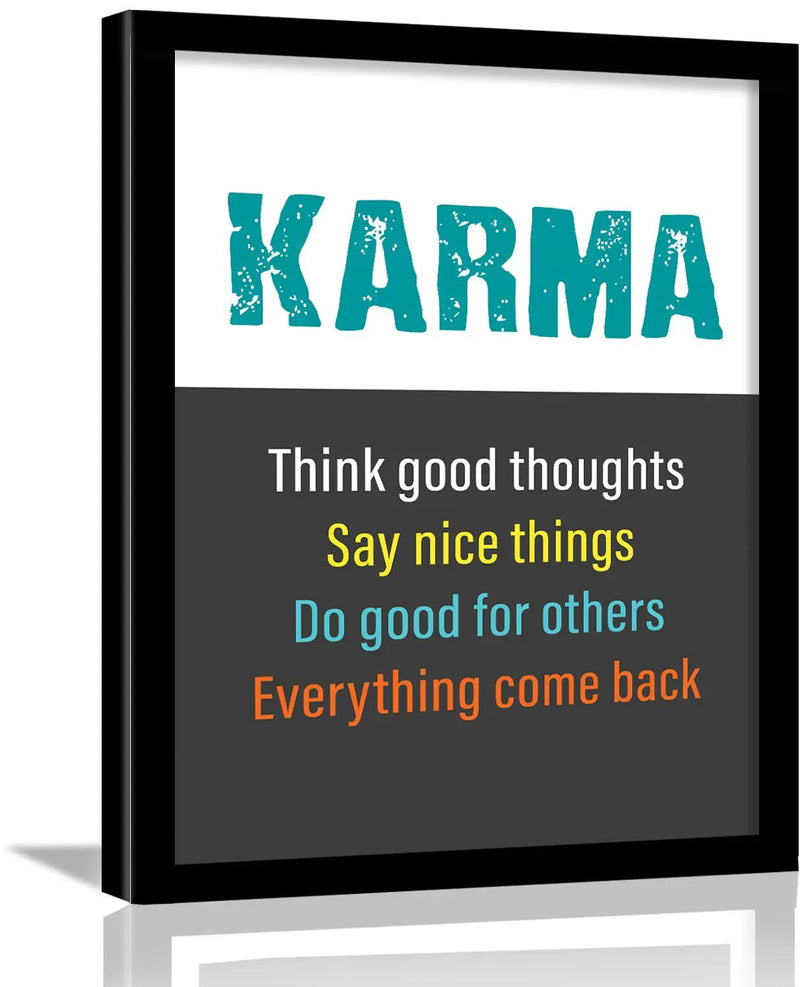 Inspirational Quotes Framed Wall Posters by Kotart store