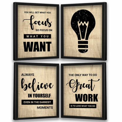 Inspirational Quotes Wall Frames-Kotart