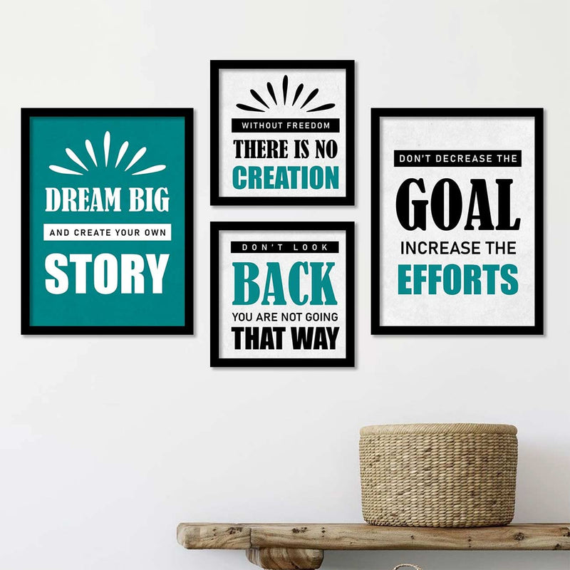 Inspirational Quotes Wall Frames by Kotart store