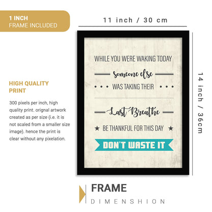 Inspirational Quotes Wall Posters with Frame-Kotart