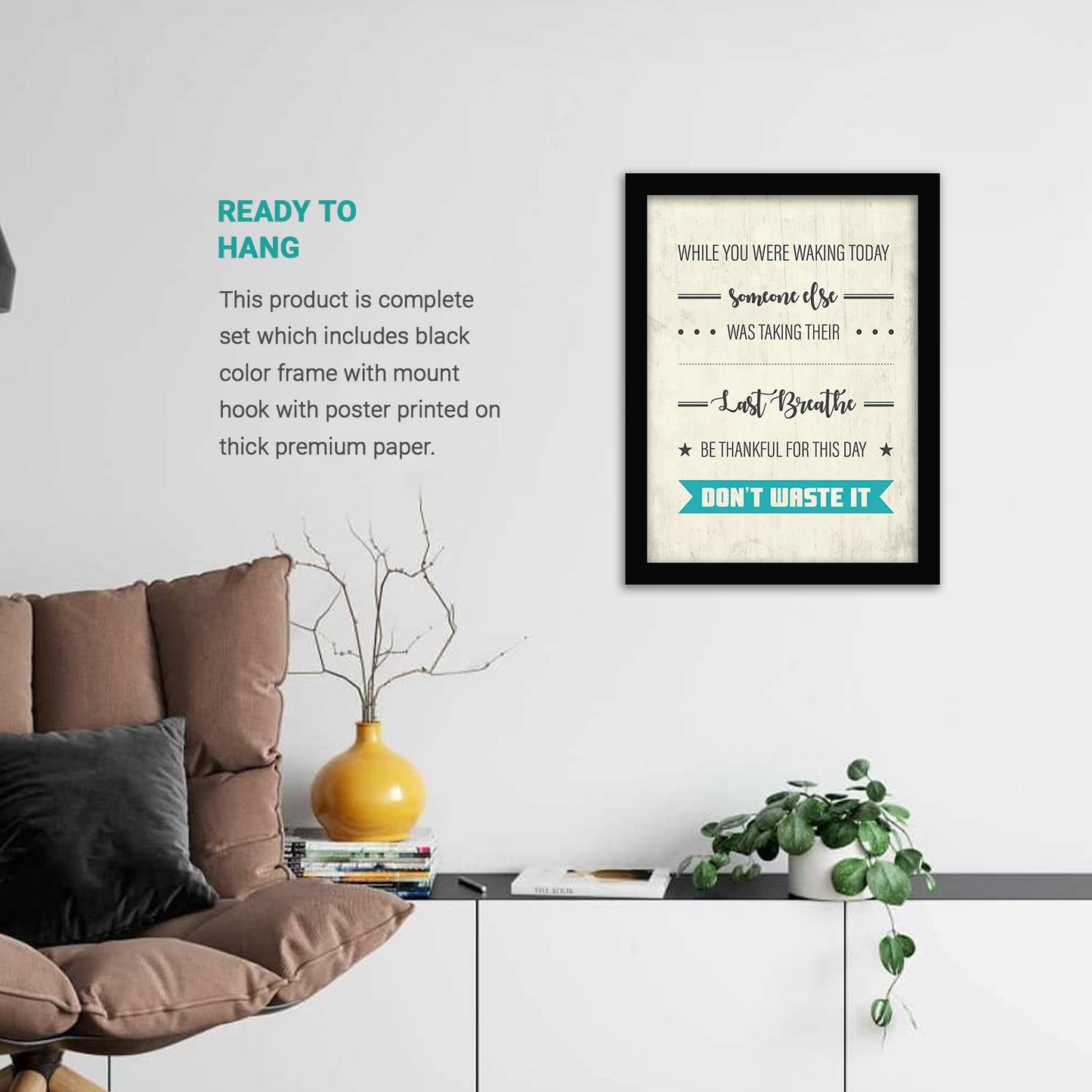 Inspirational Quotes Wall Posters with Frame-Kotart