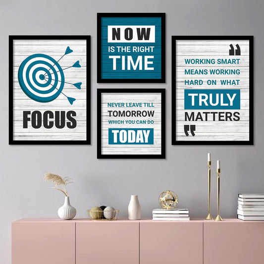 Inspirational Quotes Wall Posters with Frame-Kotart