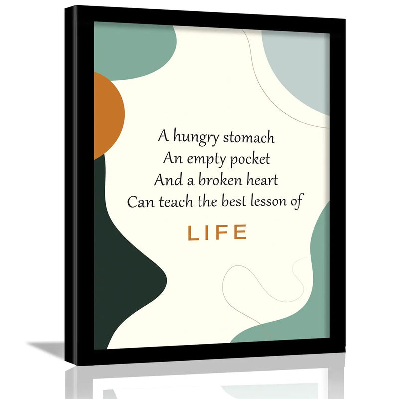 Inspirational Quotes Wall Posters with Frame by Kotart store