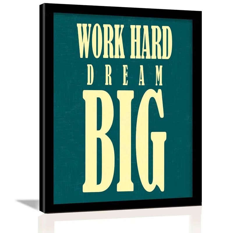Inspiring Quotes Framed Posters for Walls by Kotart store