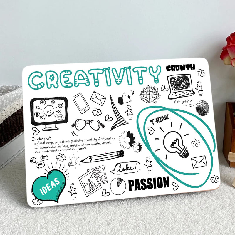 KOTART Doodle Style Laptop Skin for Acer Dell HP LG Apple Lenovo and All Laptops - Upto 16 inches - HD Printed Laptop Skins (Style01 , 16 x 11 x 0.2 inches )-Kotart
