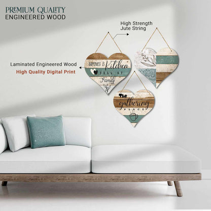 Kitchen Sign MDF Wood Wall Hanging for Kitchen and Restaurant Wall Decor-Kotart