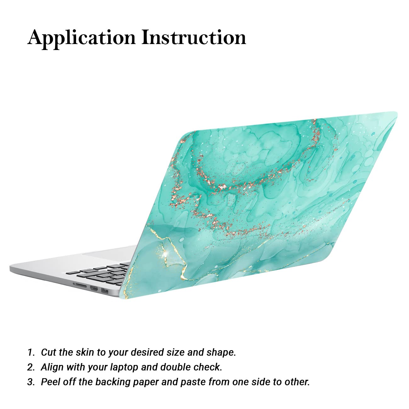 Kotart Graphic Printed Vinyl Laptop Decals for All Laptops Upto 15.6 inch - Self Adhesive Printed Laptop Skins / Stickers for HP Apple Acer Asus Dell LG and All Laptops-Kotart