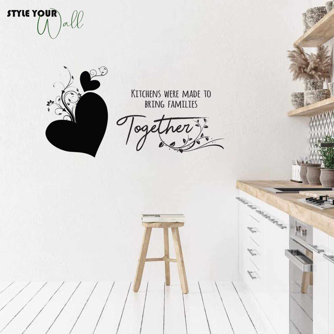 Kotart Kitchen Quotes Wall Stickers / Wall Decals - Wall Sticker for Kitchen - Coffee Quotes Sticker-Kotart