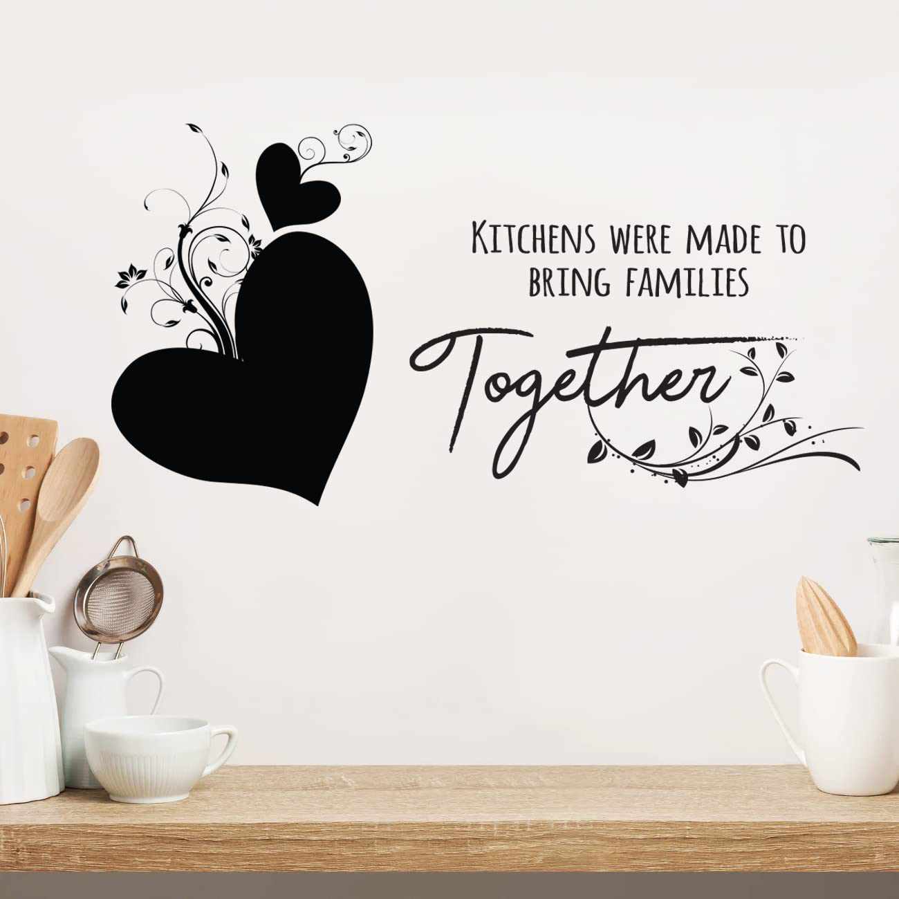 Kotart Kitchen Quotes Wall Stickers / Wall Decals - Wall Sticker for Kitchen - Coffee Quotes Sticker-Kotart