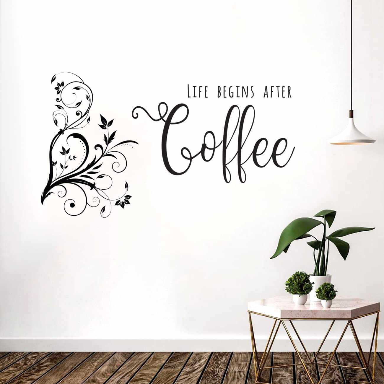 Kotart Kitchen Quotes Wall Stickers / Wall Decals - Wall Sticker for Kitchen - Coffee Quotes Sticker-Kotart