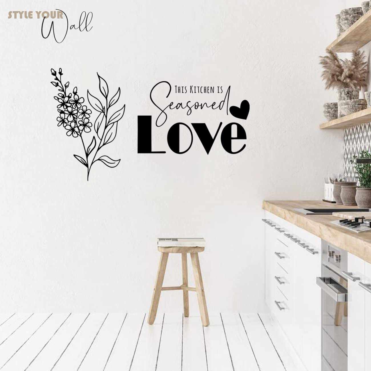 Kotart Kitchen Quotes Wall Stickers / Wall Decals - Wall Sticker for Kitchen - Coffee Quotes Sticker-Kotart