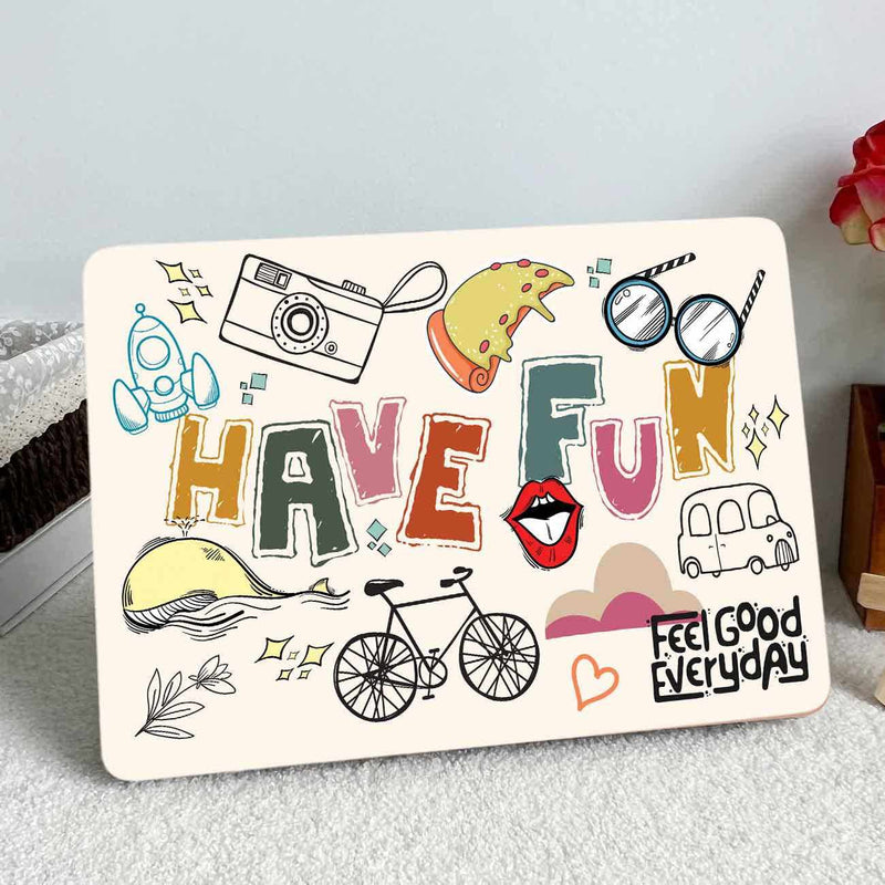 Kotart Laptop Skins for All Laptops Upto 15.6 inch - Doodle Style HD Vinyl Printed Laptop Stickers - Doodling Design Printed Laptop Skin (Style02) by Kotart store