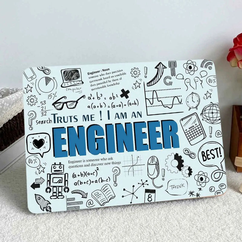 Kotart Laptop Skins for LG HP Acer Asus Dell Apple Laptop ( Upto 15.6 inch ) - Engineer Quote Doodle Art Printed Laptop Decals for Engineers All Laptops by Kotart store