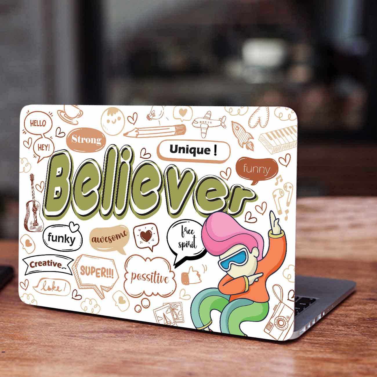 Kotart Motivational Doodle Art Laptop Skin for Acer Asus Lenovo Dell H