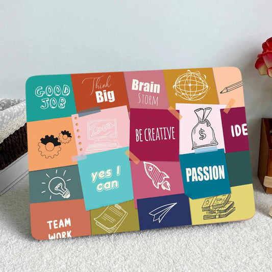 Kotart Motivational Doodle Design Laptop Skins for All Laptops Upto 15.6 inch - Doodle Style HD Vinyl Printed Laptop Stickers for Acer Lenovo Dell Apple Asus and All Laptops (Style01)-Kotart