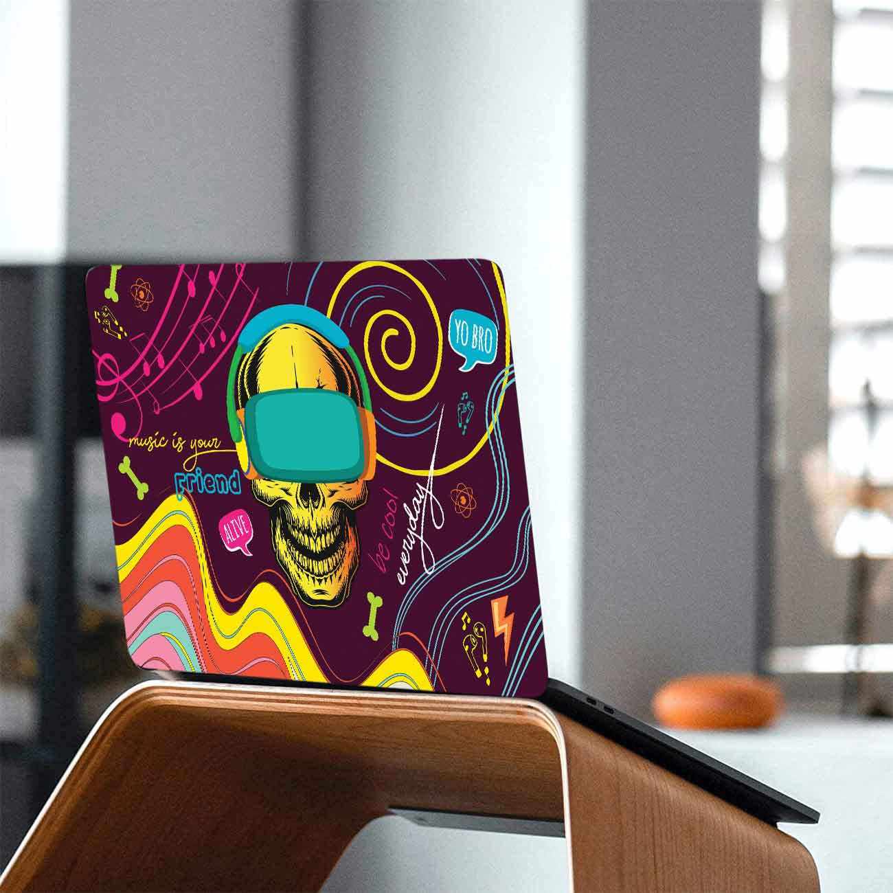 FineArts Full Panel Laptop Skin Sticker Vinyl Fits Size Upto 15.6 inches -  Think Doodle Self Adhesive Vinyl Laptop Decal 15.6 Price in India - Buy  FineArts Full Panel Laptop Skin Sticker