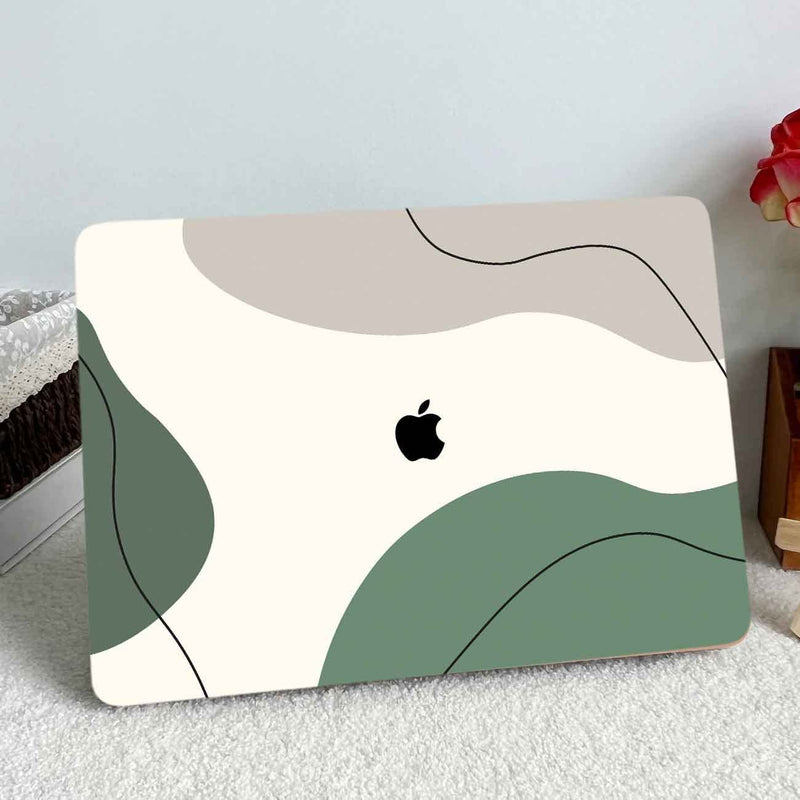 Kotart Vinyl Printed Laptop Skin for Apple Laptop Upto 15.6 Inch - HD Classic Design Printed Laptop Skin ( Green , 11 x 16 inch )-Kotart