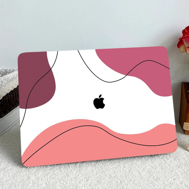 Kotart Vinyl Printed Laptop Skin for Apple Laptop Upto 15.6 Inch - HD Classic Design Printed Laptop Skin ( Pink , 11 x 16 inch ) by Kotart store