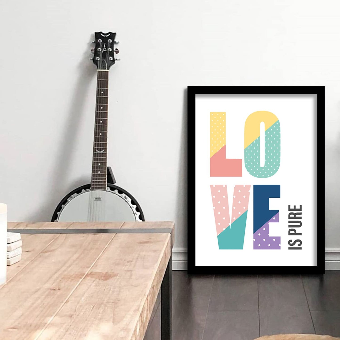 Love Theme Framed Motivational Quotes Poster-Kotart