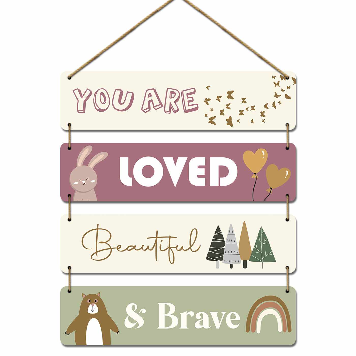 MDF Wood Wall Hangings for Kids Room Wall Decor-Kotart