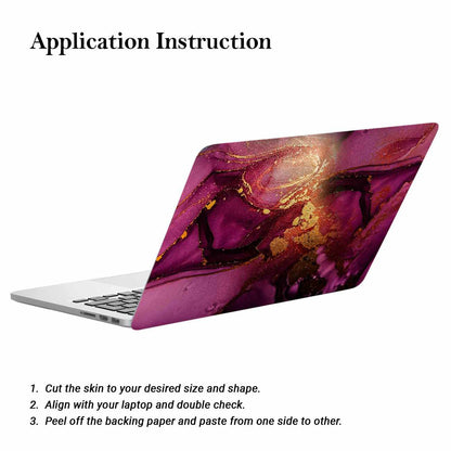 Marble Print Laptop Decal Upto 15.6 inch-Kotart