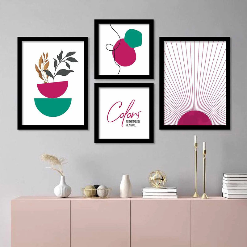 Minimal Art Framed Wall Posters with Frame for Wall Decor-Kotart