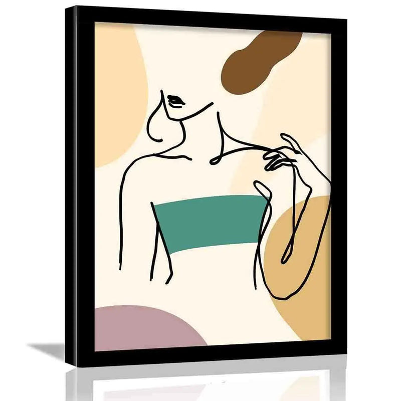 Minimal Modern Art Posters with Frame by Kotart store