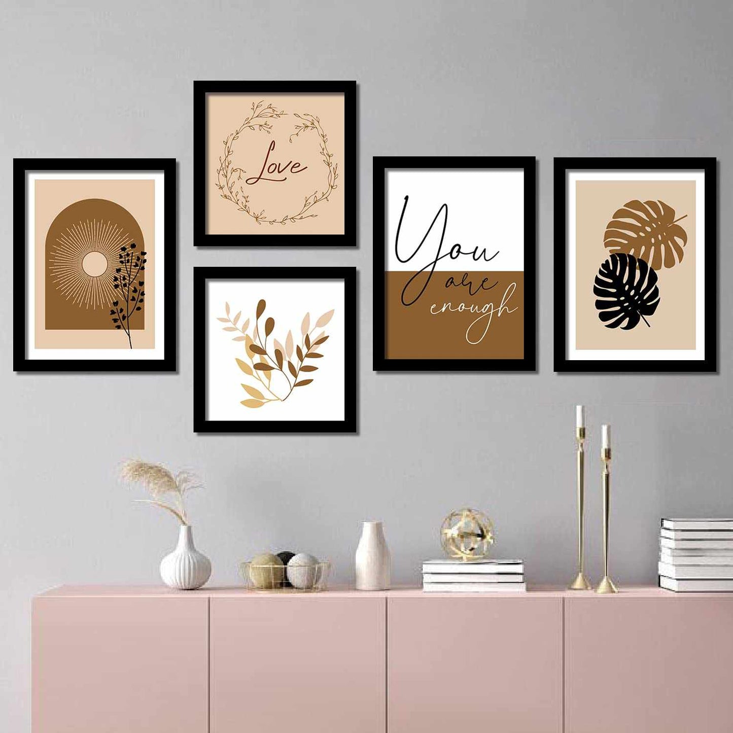 Minimalist Framed Wall Paintings for Living Room Home Decor-Kotart