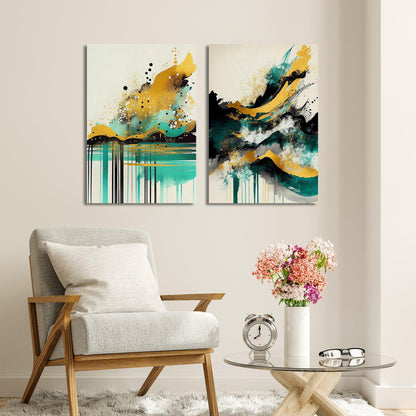 Modern Abstract Art Canvas Art Paintings for Wall Decor-Kotart