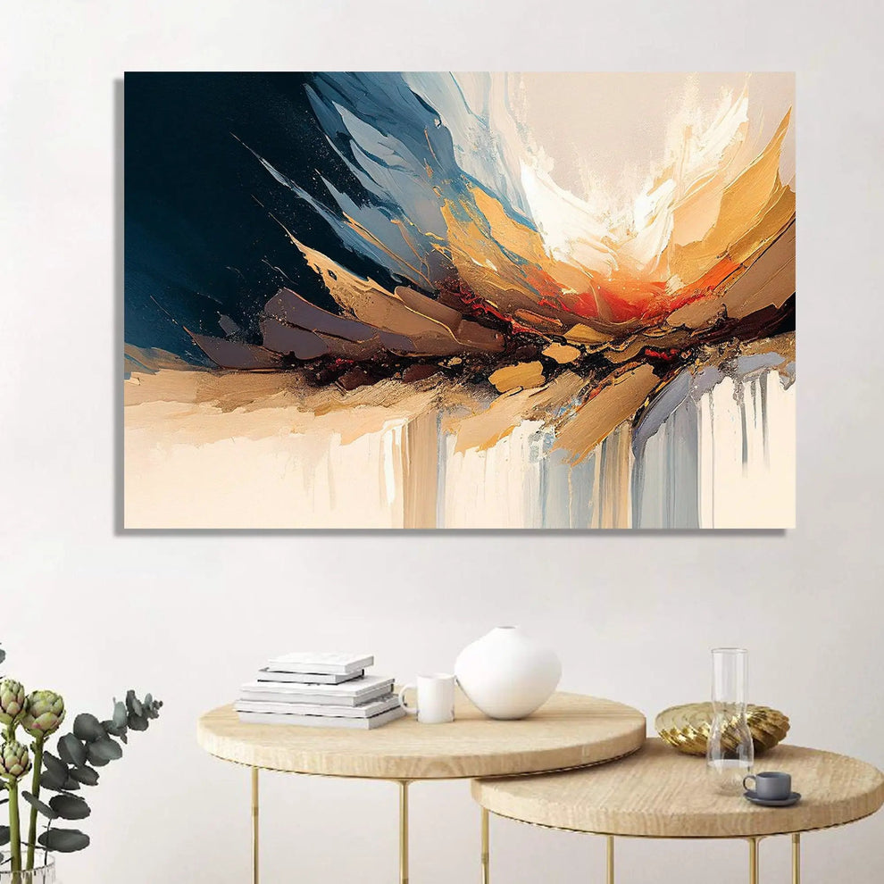 Modern Abstract Art Canvas Prints for Home and Office Wall Decor - Liv ...
