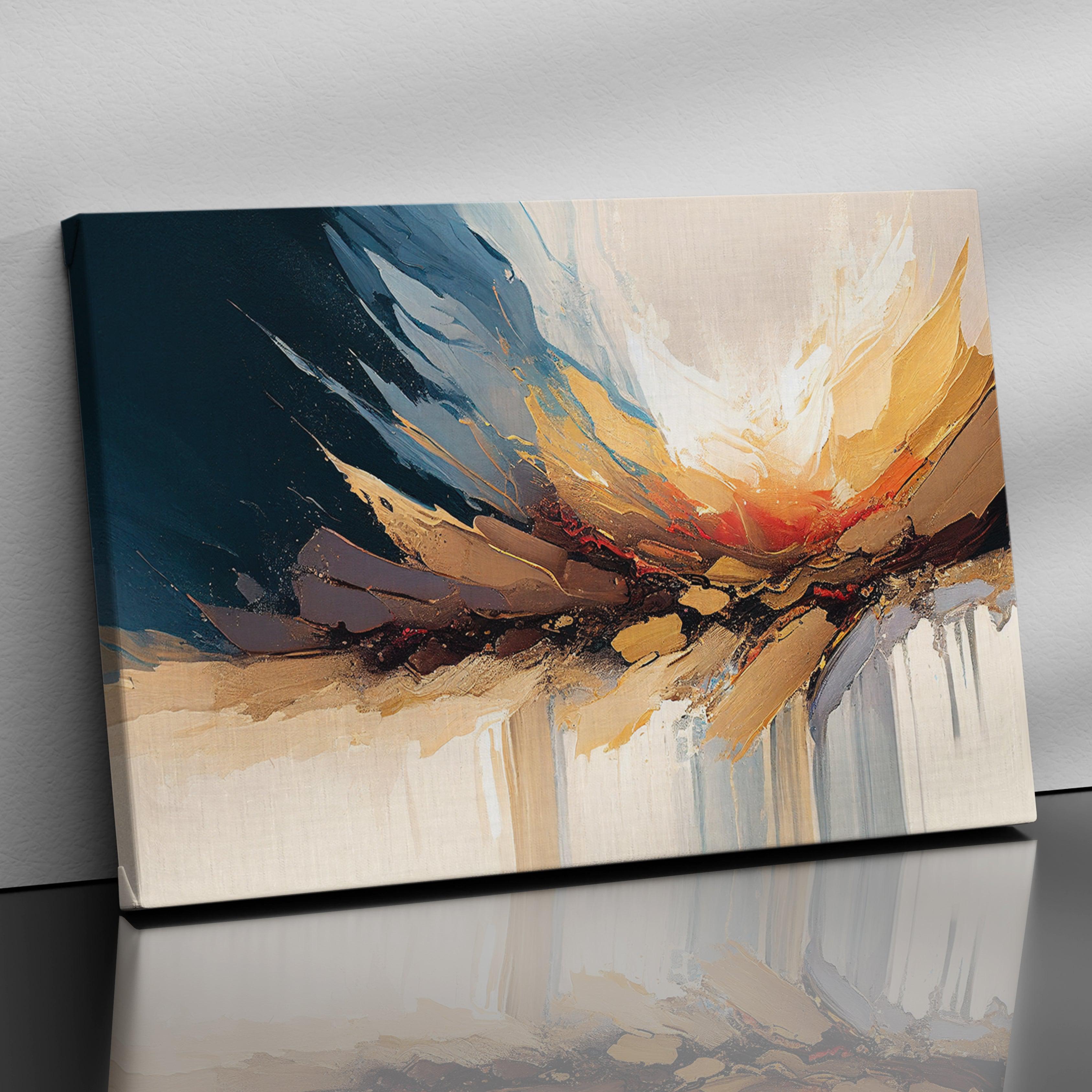 Modern Abstract Art Canvas Paintings for Home and Office Wall Decor ...