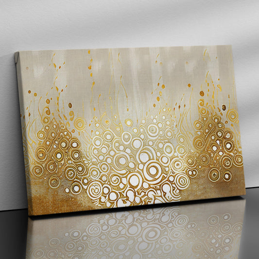 Modern Art Canvas Painting for Wall Decor - Abstract Golden Art Paintings for Wall Decor-Kotart