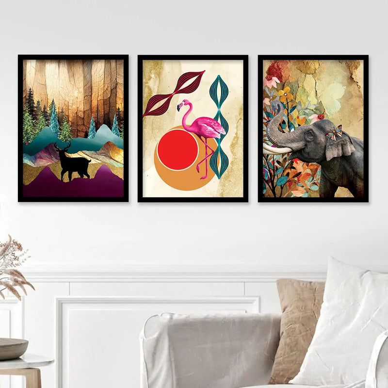 Modern Art Framed Painting for Wall Decoration-Kotart