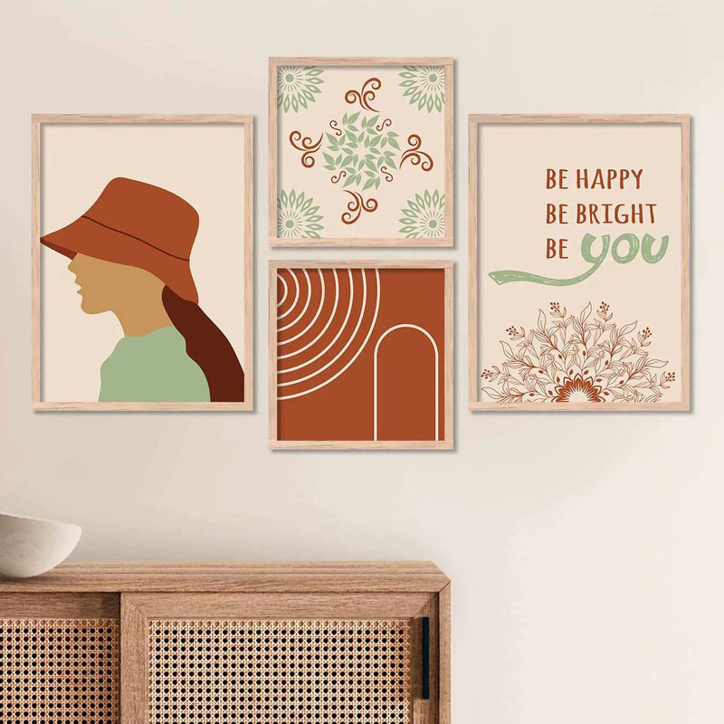Modern Art Framed Prints for Home and Living Room Wall Decor by Kotart store