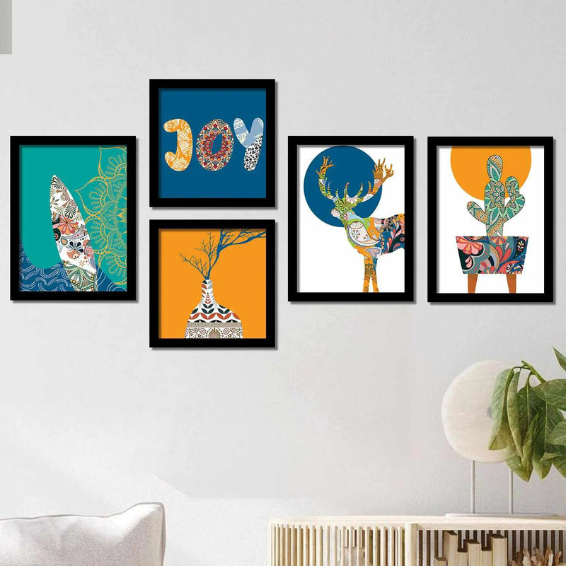 Modern Art Marvels - Set of 5 by Kotart store