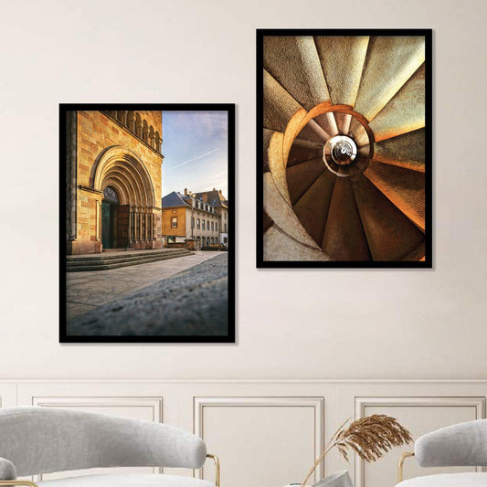 Modern Art Posters with Frame for Home Wall Decor-Kotart