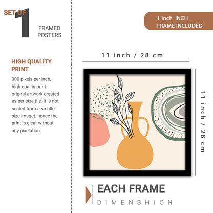 Modern Art Prints Collection - Wall Posters with Frame for Cat's Lovers-Kotart