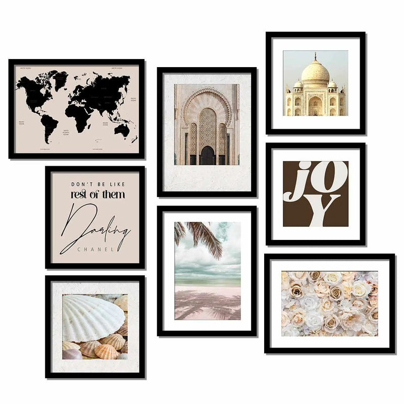 Modern Art Wall Decor Framed Prints for Bedroom Living Room by Kotart