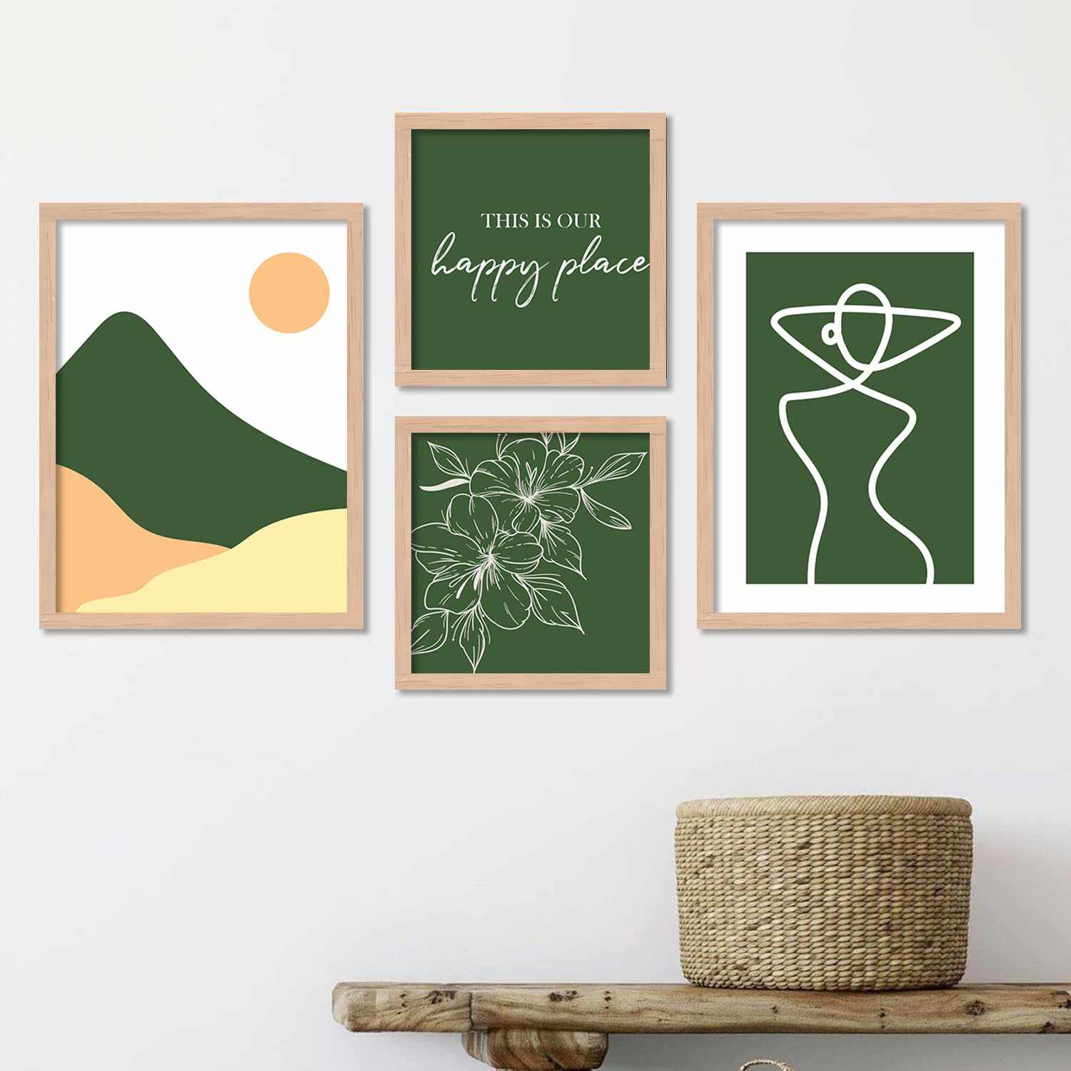 Modern Art Wall Decor Framed Wall Paintings for Living Room-Kotart