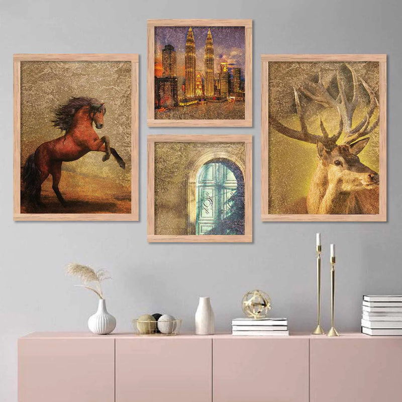 Modern Art Wall Decor Paintings with Frame-Kotart