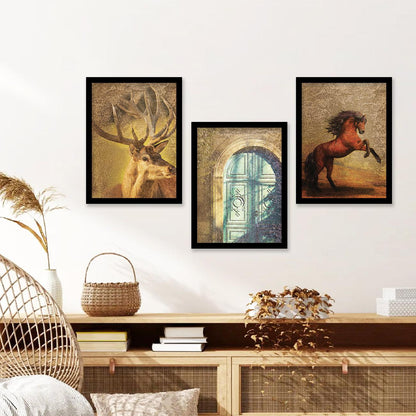 Modern Art Wall Paintings with Frame-Kotart