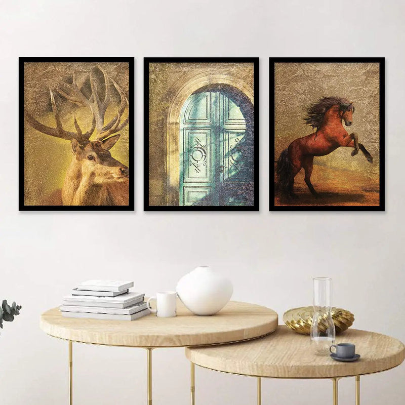 Modern Art Wall Paintings with Frame-Kotart