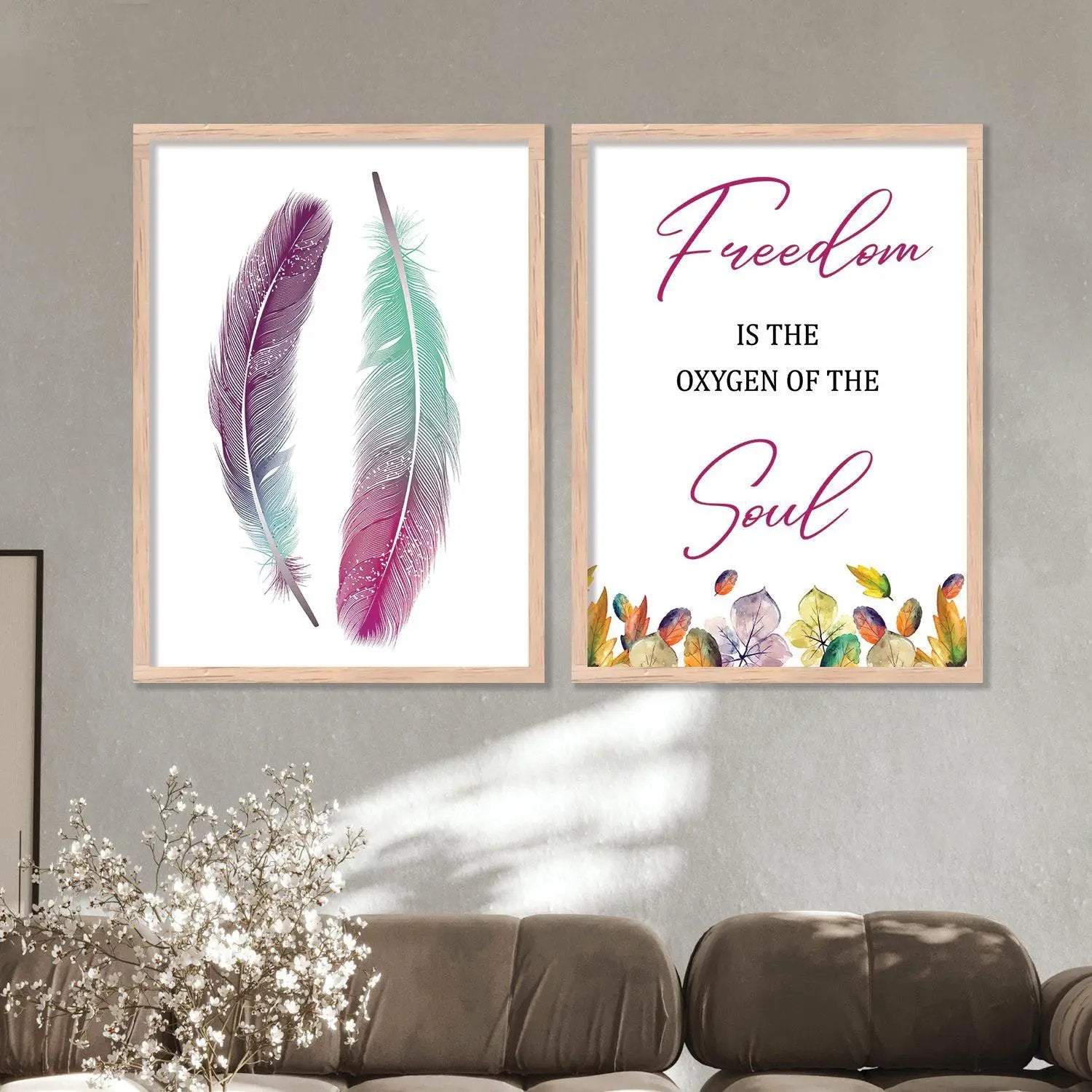 Modern Motivational Wall Art Framed Print for Wall Decoration by Kotart store