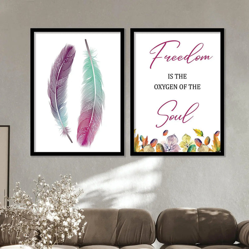 Modern Motivational Wall Art Framed Painting for Wall Decoration-Kotart