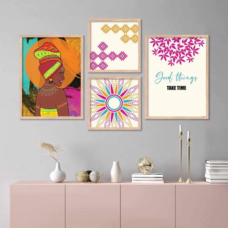 Modern Wall Art Combo with Frame : Unique and Stylish Decor for Any Room by Kotart store