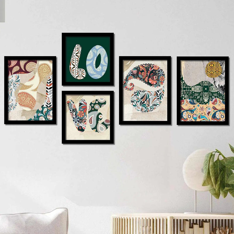 Modern Wall Decor Framed Prints for Living Room by Kotart store